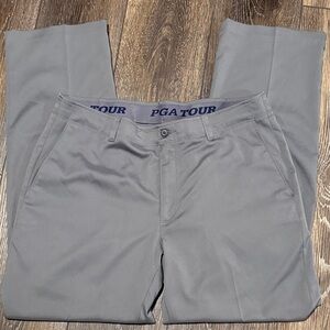 PGA Tour Men's Gray Pants size 34 x 30